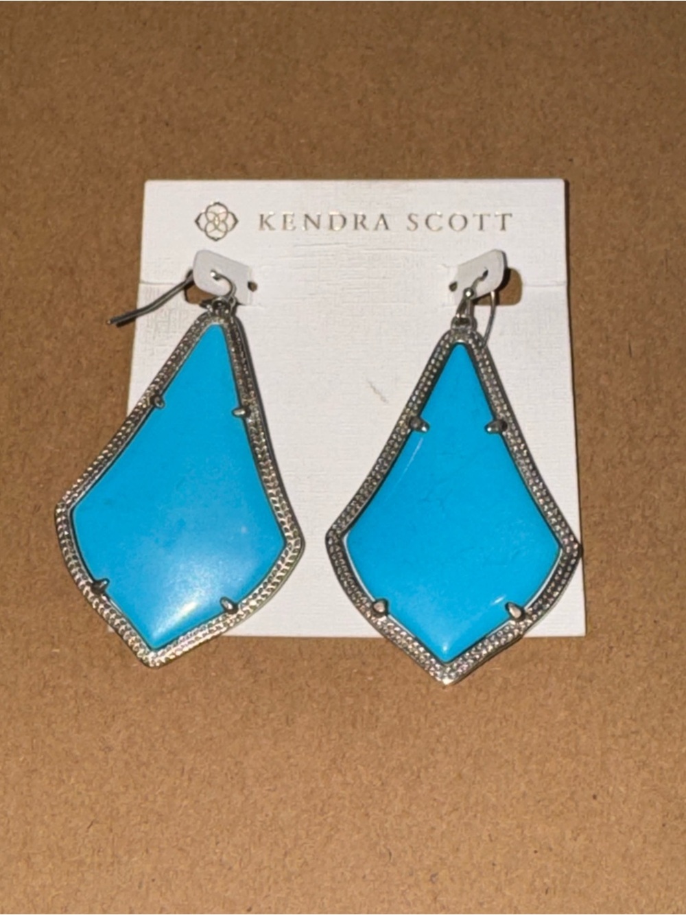 Kendra Scott Bright Turquoise Alexandra Drop Earrings
